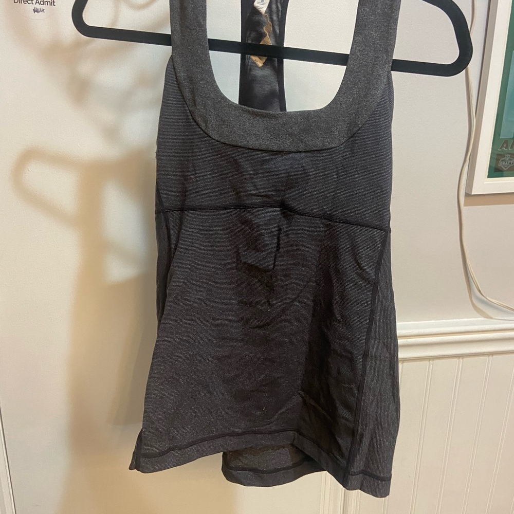 Lululemon Athletica Charcoal Tank Top